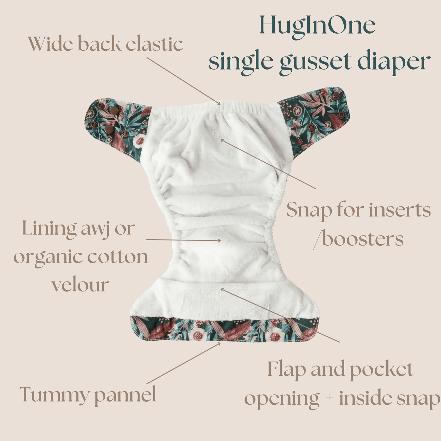 Coral Herb HugInOne - heritagehug