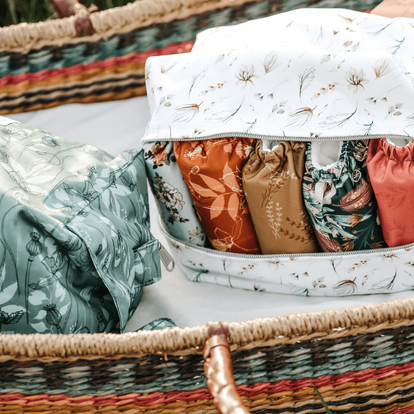 Diaper packing pod "Dainty Meadow" - heritagehug