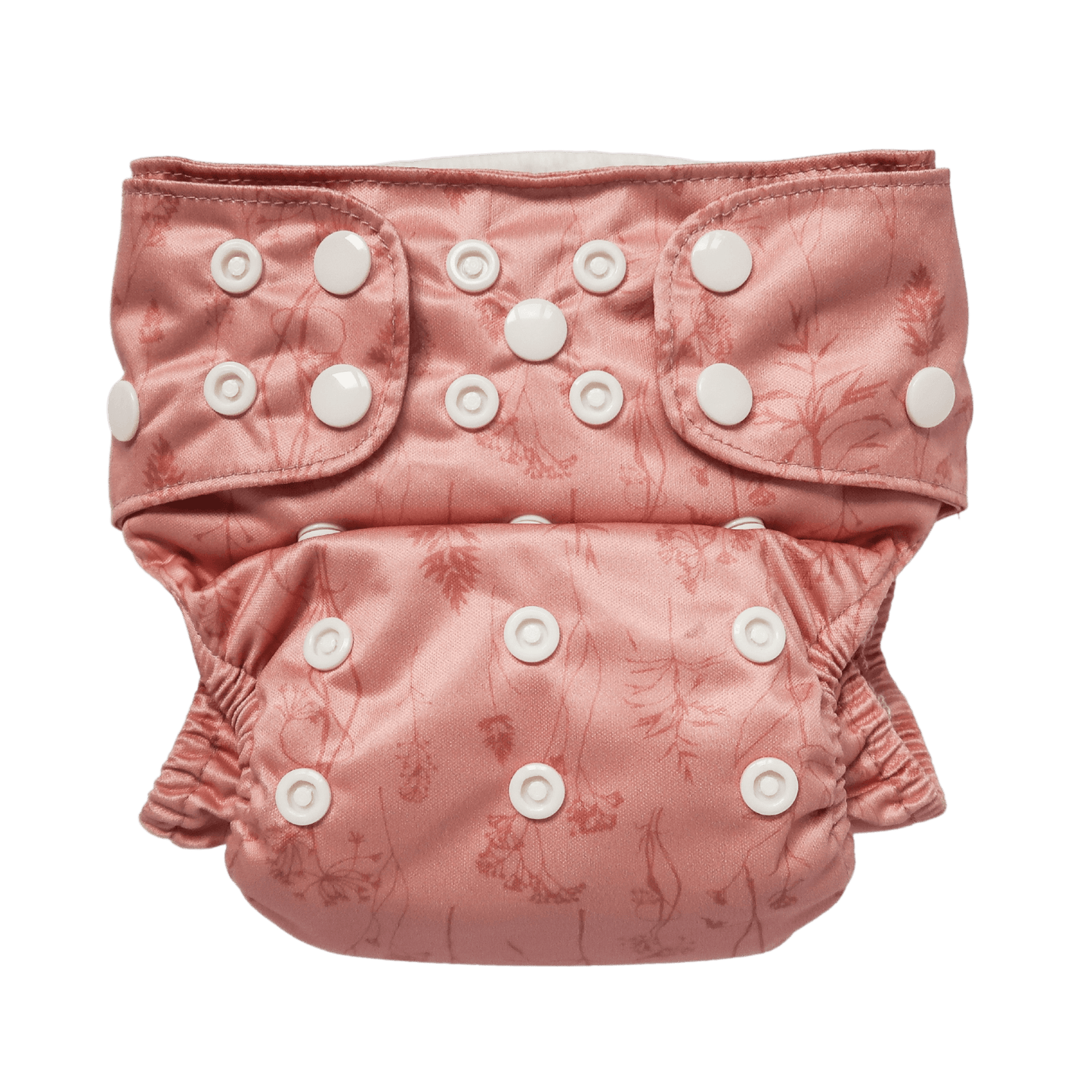 HugInOne double gusset "Coral Herb" - heritagehug