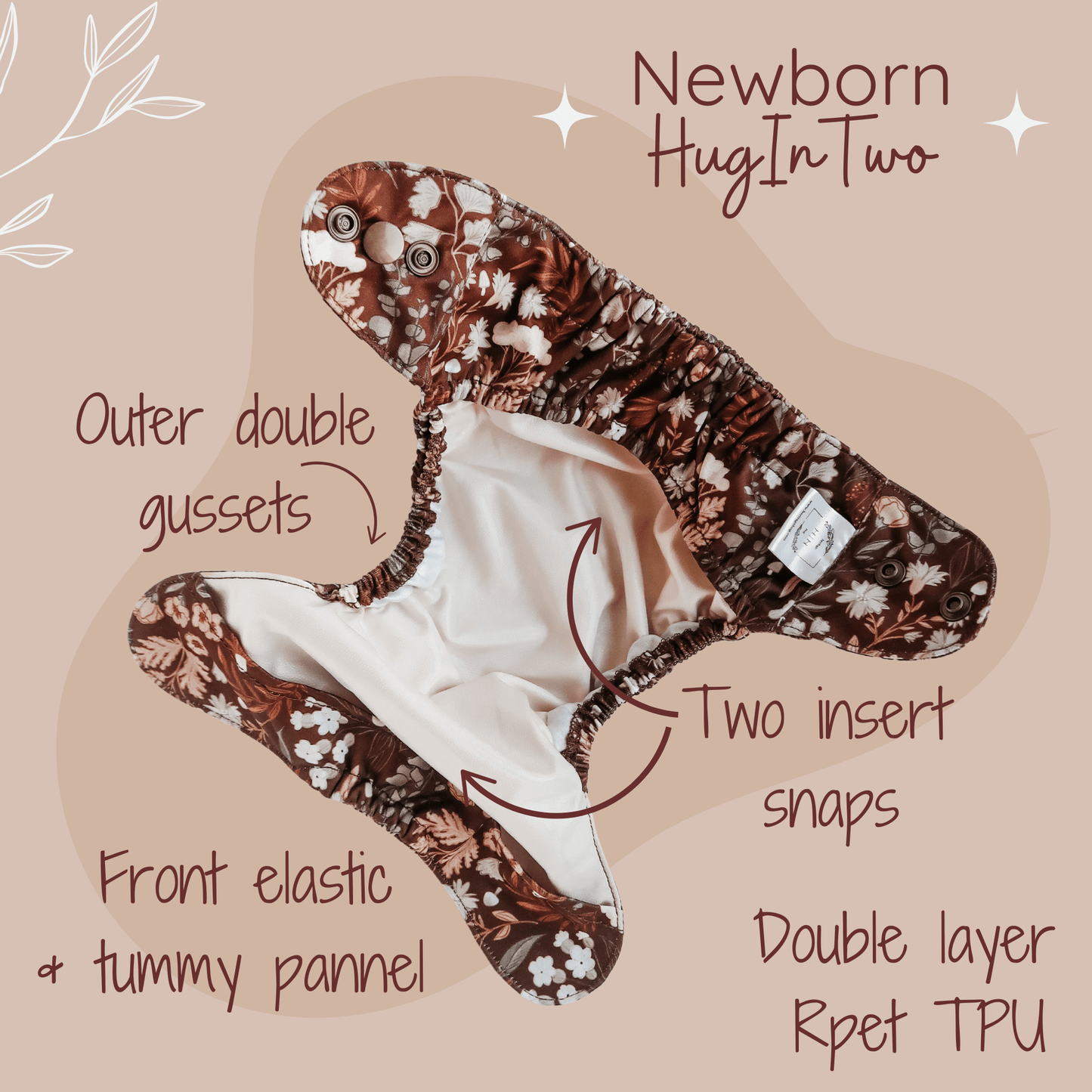 Autumn Bloom Newborn HugInTwo