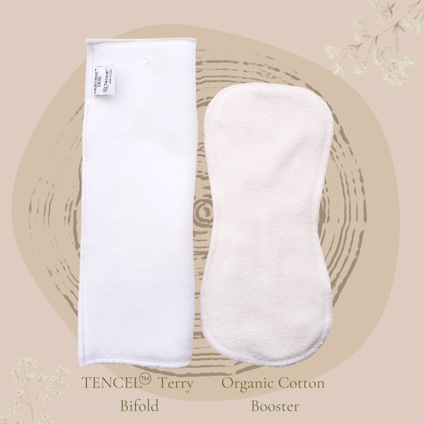 TENCEL™ Terry Newborn absorbent set